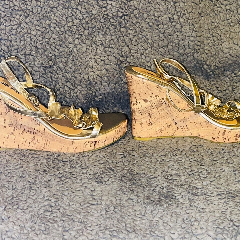 BLUE SUEDE SHOES SIZE 8.5 - Picture 8 of 11